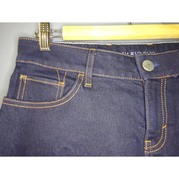 Banana Republic dark denim jeans, boot cut - Picture 3 of 8